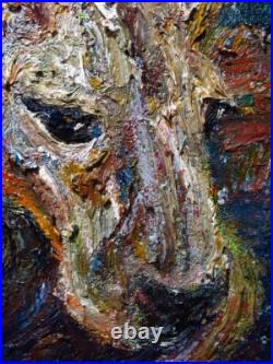 Kangaroo Original Oil? Painting? Vintage? Impressionist? Art Signed Abstract Animal