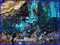 Kangaroo Original Oil? Painting? Vintage? Impressionist? Art Signed Abstract Animal