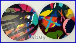 Kaws (Handmade) Acrylic On Canvas Signed Paintings, Vtg art