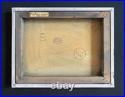 Keith Haring Painting on Vintage Unique Canvas SIGNED NYC POP SHOP