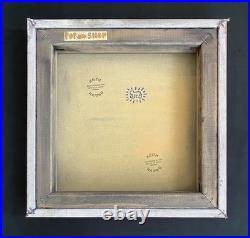 Keith Haring Painting on Vintage Unique Canvas SIGNED NYC POP SHOP Keith Haring Painting on Vintage Unique Canvas SIGNED NYC POP SHOP