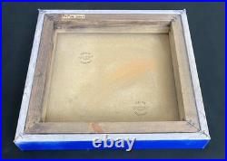 Keith Haring Painting on Vintage Unique Canvas SIGNED NYC POP SHOP