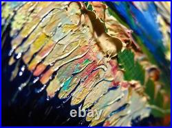 LANDSCAPE OIL? PAINTING? VINTAGE? IMPRESSIONISm? ART? SIGNED ABSTRACT ORIGINAL DECO A