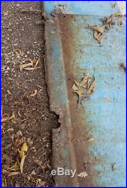 LARGE Goodyear Tires Dealership SIGN Vintage 24' 3pc. Paint Blue Barn Decor IOWA