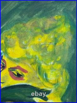 LUDWIG BEMELMANS oil painting on canvas, vtg stamped signed