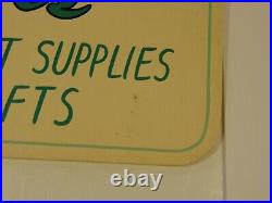 Large 32 Old Vintage 1970s COLONY PAINTS PAINT ADVERTISING SIGN SIMS PAINT ART