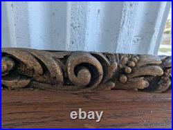 Large Vintage European Interior Oil Painting Signed R Quin Framed 35x30 Original