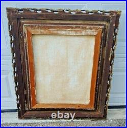 Large Vtg Framed Original Painting Oil On Canvas Portrait of a Lady Puckett MCM