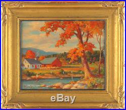 Lily Osman Adams RCA (18651945) Canadian Listed Vintage Oil/Panel Landscape