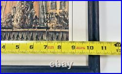 Lot 3 Fine Art Watercolor Painting Gdansk Signed Vintage France Wall Waterfall