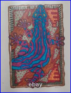 Lot Of 5 VTG Aboriginal Acrylic Marker Dot Paintings Signed Walker'95 E6