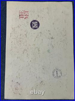 Ludwig Bemelmans drawing and painting on old paper signed stamped vintage