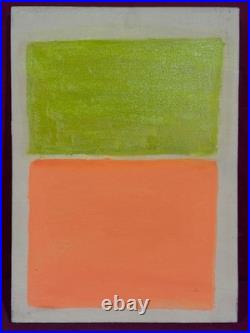 MARK ROTHKO oil painting on canvas, vtg stamped signed