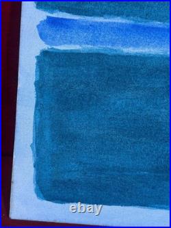 MARK ROTHKO oil painting on canvas, vtg stamped signed MARK ROTHKO oil painting on canvas, vtg stamped signed