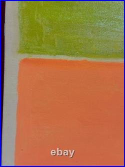 MARK ROTHKO oil painting on canvas, vtg stamped signed