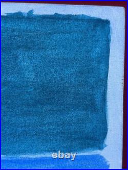MARK ROTHKO oil painting on canvas, vtg stamped signed MARK ROTHKO oil painting on canvas, vtg stamped signed