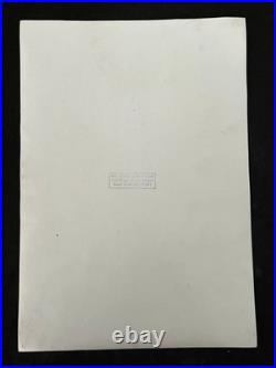 MAURICE SENDAK drawing and painting on old paper signed stamped vintage