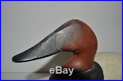 Madison Mitchell Maryland Canvasback Drake Duck Decoy Signed 1945 Original Paint