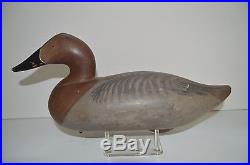 Madison Mitchell Maryland Canvasback Hen Duck Decoy Signed 1944 Original Paint