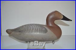 Madison Mitchell Maryland Canvasback Hen Duck Decoy Signed 1944 Original Paint