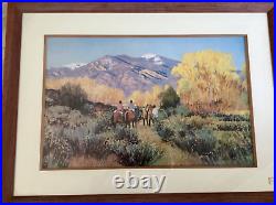 Magic of Taos by Valerie Graves Vintage Frame 26X35Signed