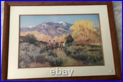 Magic of Taos by Valerie Graves Vintage Frame 26X35Signed