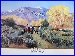 Magic of Taos by Valerie Graves Vintage Frame 26X35Signed