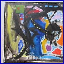 Mary Cane Robinson Painting Abstract Expressionism Modernism Vintage 1970's Pop