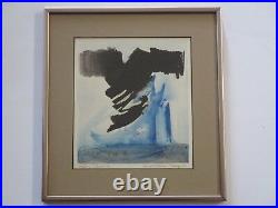 Masterful Painting 1970's Abstract Expressionism Signed Italy Modernism Vintage