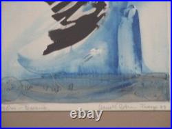 Masterful Painting 1970's Abstract Expressionism Signed Italy Modernism Vintage