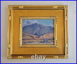 Matthew Reynolds Listed California Plein Air Desert Mountain Oil Painting Signed
