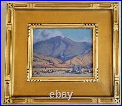 Matthew Reynolds Listed California Plein Air Desert Mountain Oil Painting Signed