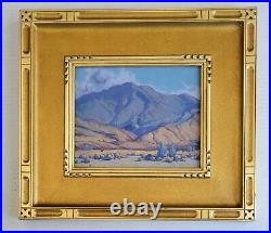 Matthew Reynolds Listed California Plein Air Desert Mountain Oil Painting Signed