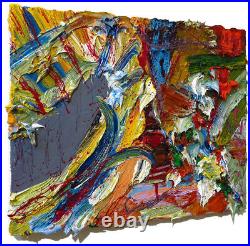 Modern Original Oil? Painting? Vintage? Impressionist? Art Actor Signed Abstract A