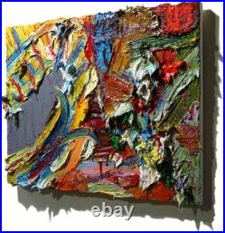 Modern Original Oil? Painting? Vintage? Impressionist? Art Actor Signed Abstract A