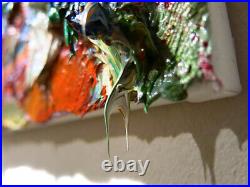 Modern Original Oil? Painting? Vintage? Impressionist? Art Actor Signed Abstract A