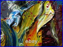 Modern Original Oil? Painting? Vintage? Impressionist? Art Actor Signed Abstract A