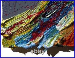 Modern Original Oil? Painting? Vintage? Impressionist? Art Actor Signed Abstract A