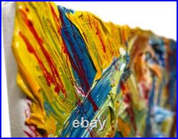 Modern Original Oil? Painting? Vintage? Impressionist? Art Actor Signed Abstract A