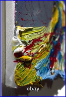 Modern Original Oil? Painting? Vintage? Impressionist? Art Actor Signed Abstract A