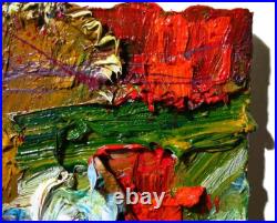 Modern Original Oil? Painting? Vintage? Impressionist? Art Actor Signed Abstract A