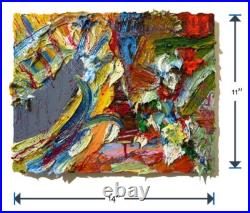 Modern Original Oil? Painting? Vintage? Impressionist? Art Actor Signed Abstract A