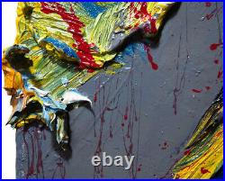 Modern Original Oil? Painting? Vintage? Impressionist? Art Actor Signed Abstract A