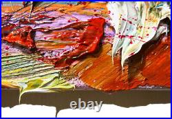 Modern Original Oil? Painting? Vintage? Impressionist? Art Actor Signed Abstract A