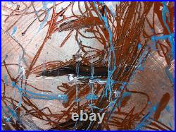 Modern Original Oil? Painting? Vintage? Impressionist? Art Realism Signed Abstract A