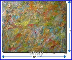 Modern Original Oil? Painting? Vintage? Impressionist? Art Realism Signed Abstract A