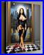 Mona Lisa Gioconda Boudoir Painting withCOA Framed Canvas 40X30cm Hitt Signed