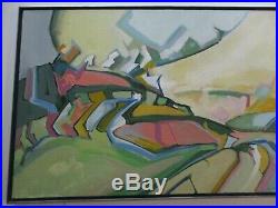 Mueller Painting 1970 Abstract Expressionism Landscape Modernism Vintage Unique