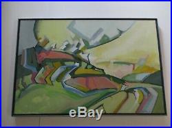 Mueller Painting 1970 Abstract Expressionism Landscape Modernism Vintage Unique