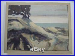 Nelson Signed Vintage California Painting American Impressionist Coastal Beach